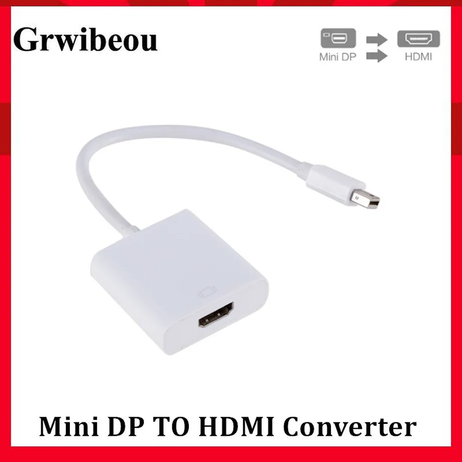 Grwibeou Mini DP HDMI Кабель адаптер для Apple Mac Macbook Pro Air Notebook Display Port конвертер| |