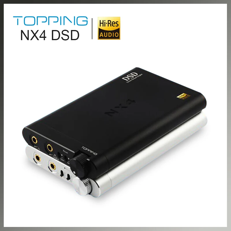 TOPPING NX4 DSD DAC ES9038Q2M XMOS XU208 PCM768kHz DSD512 Портативный Hi Fi Decording усилитель для