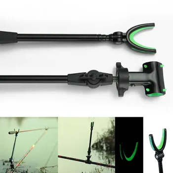 

High Telescopic Fishing Rod Holder Luminous Silicone Non-Slip Pole Rest Bracket Mount Fishing Tackle Retractable Stretch