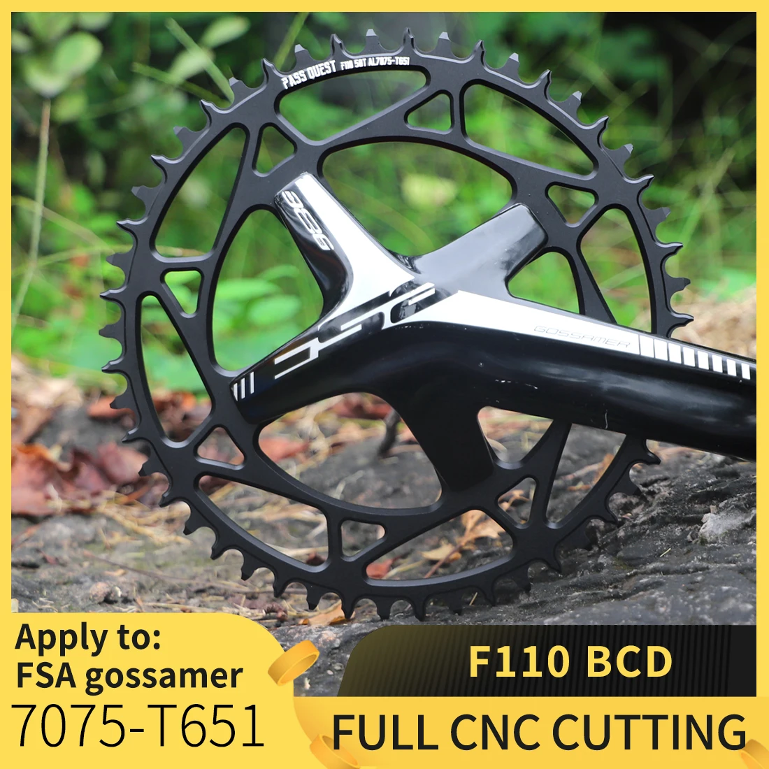 Bcd Fsa gosamer用チェーンリング,110mm,クランク,36t,38t,40t,42t ...