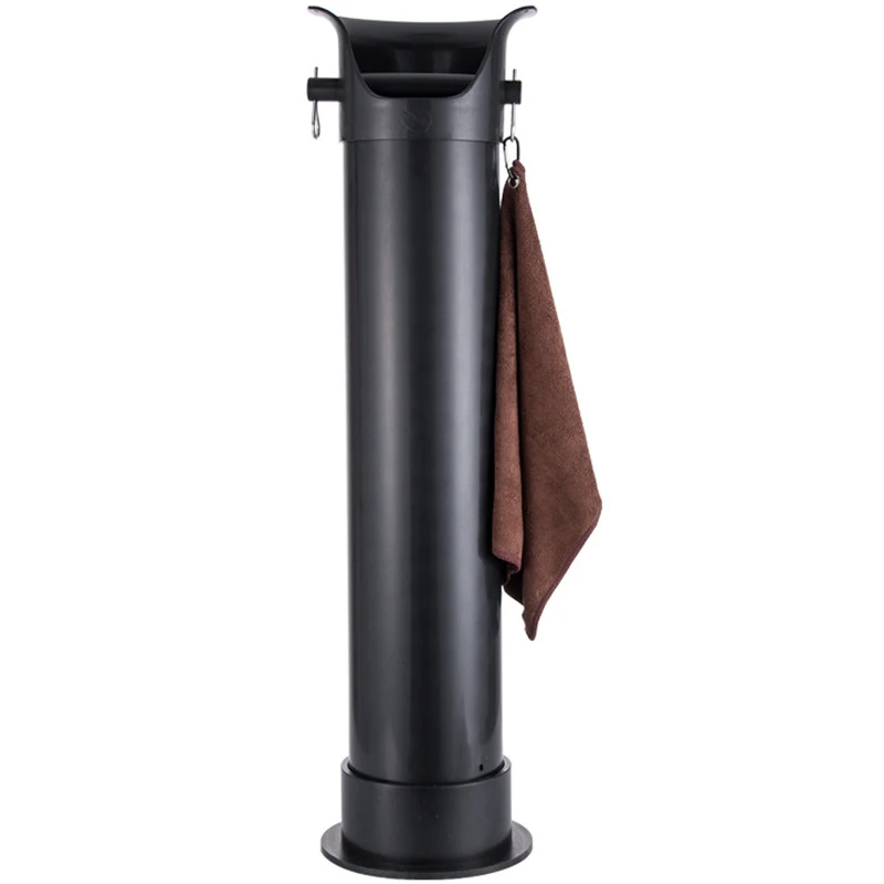 

Commercial Knock Box Big Barista Knock Bin Height 860mm, Floor Standing Coffee Grounds Collection Bin Includes barista cloth