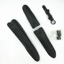 Пластиковое крыло летающая рыба три горного велосипеда переднее и заднее крыло дождевая плитка велосипед быстроразъемный брызговик