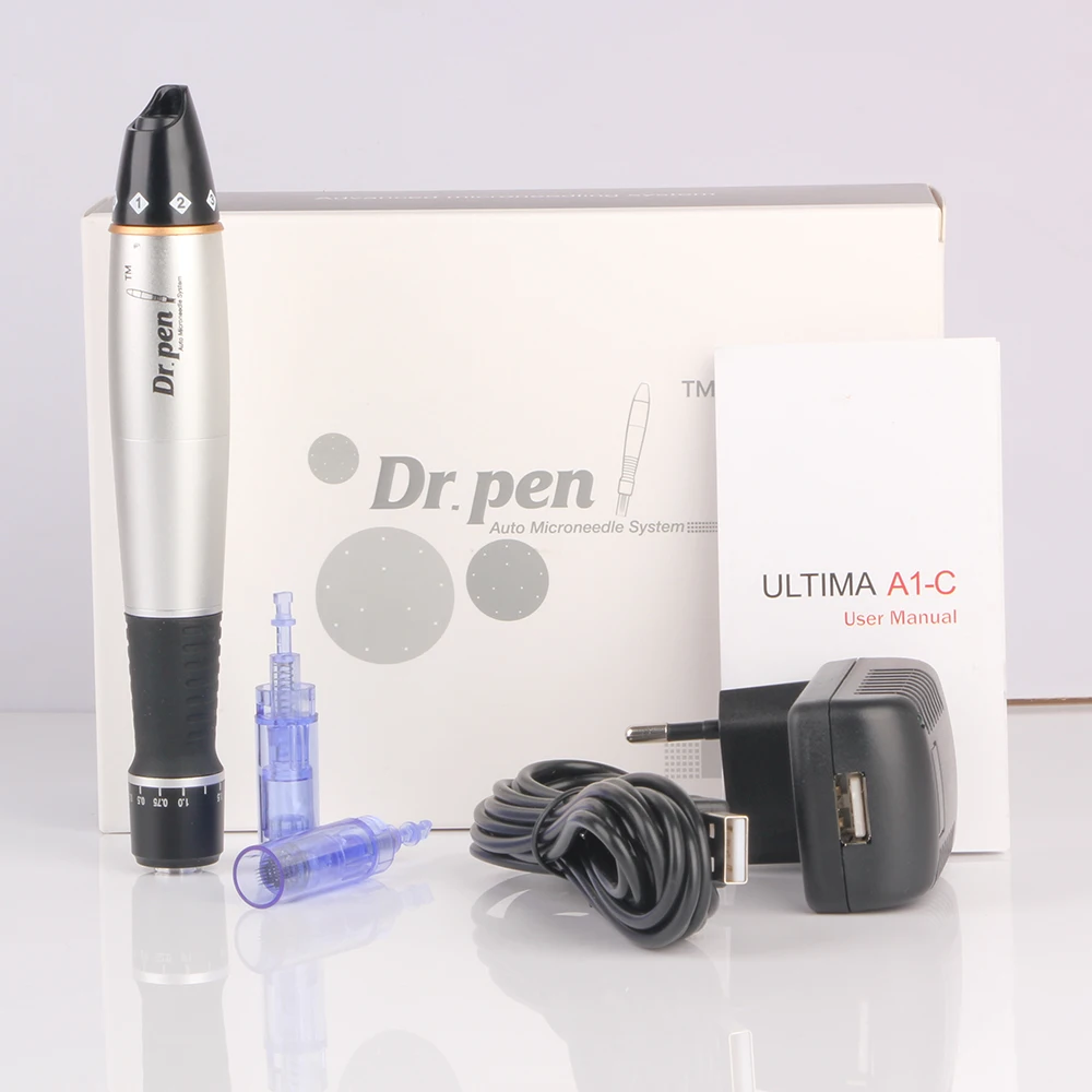Ultima Dr.Pen A1C Wired Pro Model Derma Pen Electric Microneedle Skin Care Kit Tools Auto Micro Needling Mesoterapia Pen