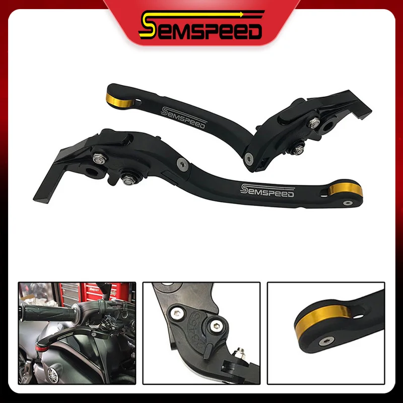 Для Yamaha XMAX 250 300 400 2017 2018 2019 2020 SEMSPEED CNC складные мотоциклетные ручки тормоза и рычаги