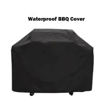 

Oven Cover Protective Rectangle BBQ Cover For Picnic Waterproof Dustproof Sunscreen Barbeque Cover Protector For Grilling #4O