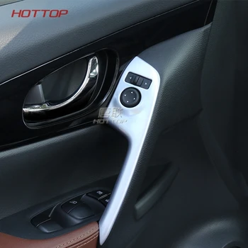 

Front door handshake decorative sequined Rearview mirror adjustment button cover For Nissan Qashqai 2016 2017