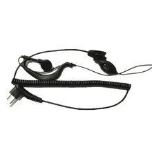 10pc 2pin g-forma fone de ouvido microfone ptt para motorola rádio em dois sentidos gp88 gp300 cp040 cp110 cp125 cp200 axv5100 axu4100
