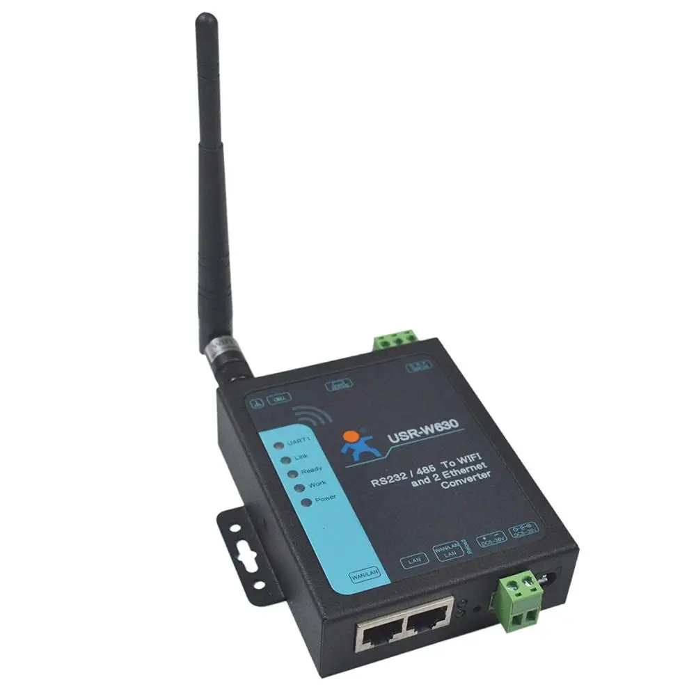

Преобразователь последовательного порта RS232 / RS485 в Ethernet, преобразователь Wi-Fi в Ethernet, поддержка двух портов Ethernet, Modbus RTU
