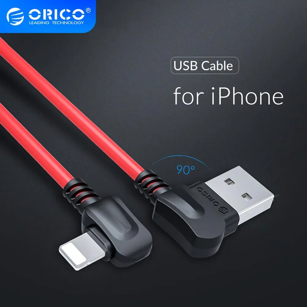 USB кабель ORICO для iPhone Apple X 8 7 6 5 6S plus быстрой зарядки зарядный мобильного телефона usb
