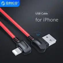 USB кабель ORICO для iPhone Apple X 8 7 6 5 6S plus быстрой зарядки зарядный