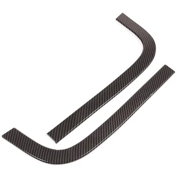 

for Maserati Levante 2016-2018 Carbon Fiber Car Rear Row Side Seat Decoration Strips Frame Trim Accessories