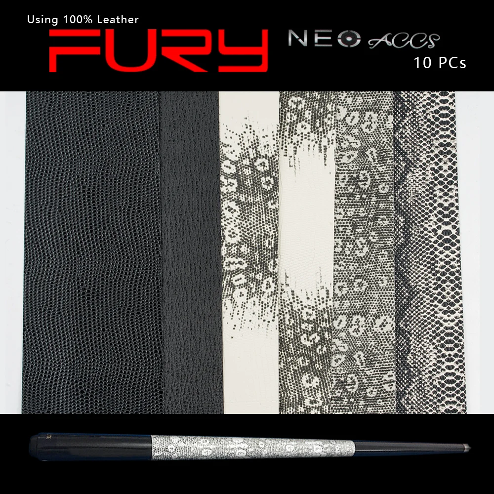

FURY Leather Wrap Billiard 325*100*0.6mm High Density Fabric Grip Cowhide Material Resistant Durable Pool Cue Billiard Accessory