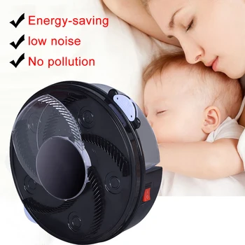 

Fly Trap Fly Trap Black Brushless Motor Mute Bug Zapper USB Rechargable Automatic Catcher