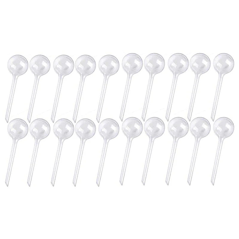 20 Pcs Plant Watering Bulbs Clear Self-Watering Globes Automatic Water Balls Device Vacation Houseplant Pot | Дом и сад