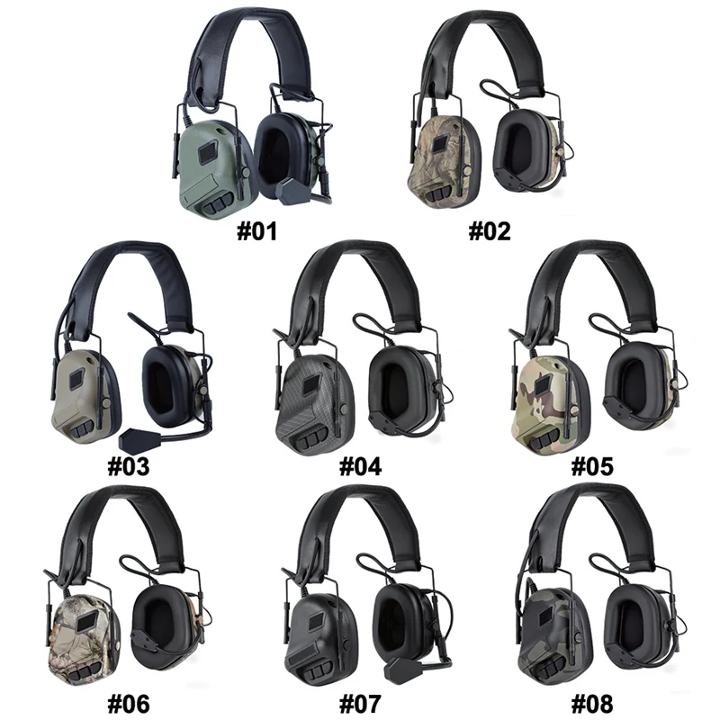 Tactical) Headphone Noise Cancellation Pickup Headset Hunting Shooting Game Accessories