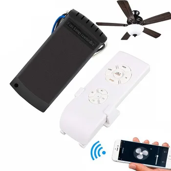 

Fan Remote Control Kit Wireless Remote Control Universal 4-Stroke 3-Speed For Ceiling Fan With Controller AC 175-265V