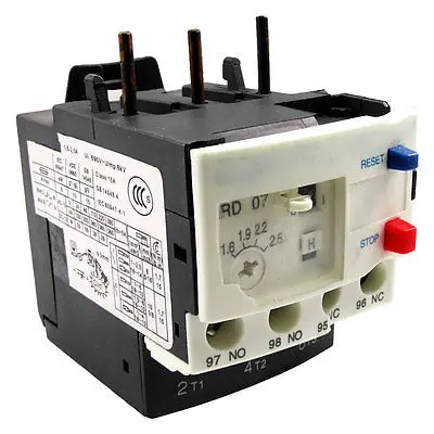

1.6-2.5A Thermal Overload Relay Motor Protector 3P 3 Pole