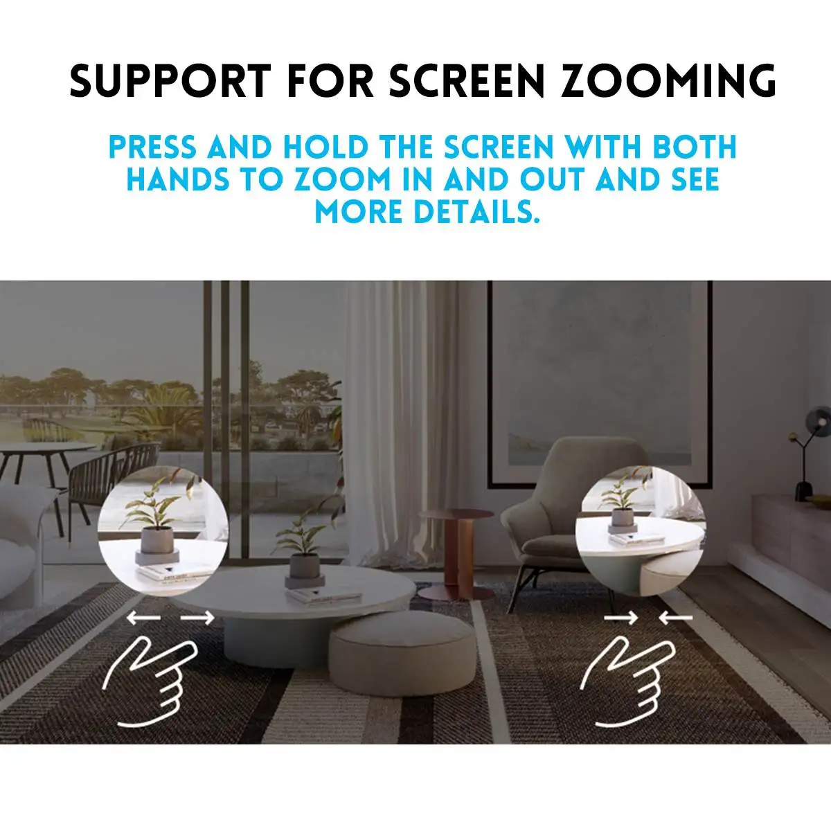  1080P Wireless PTZ IP Camera 8X Digital Zoom Speed Dome Camera Motion tracking Outdoor Indoor WIFI 