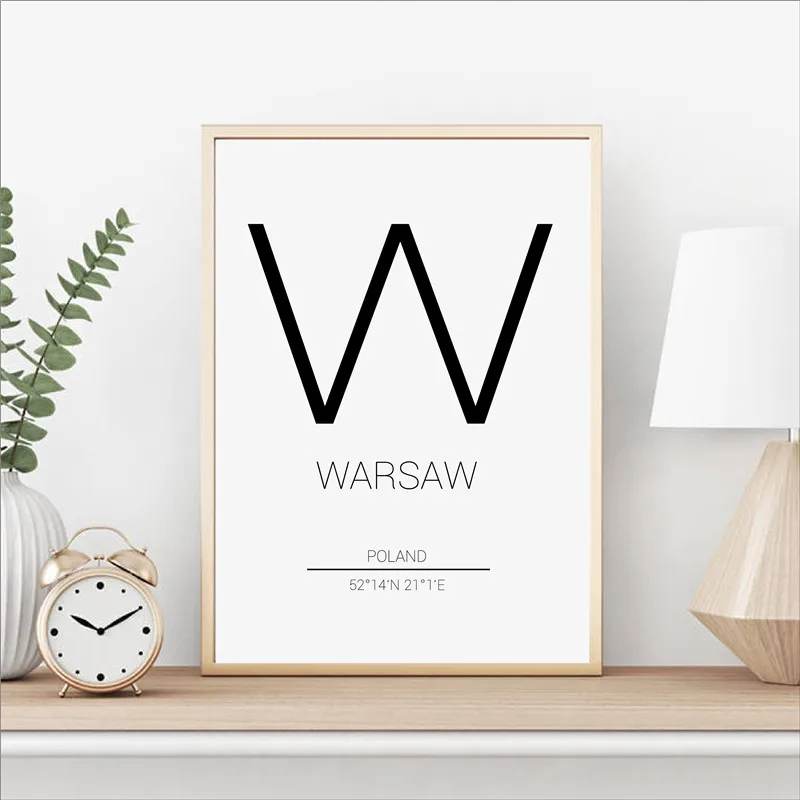 Poland-Warsaw-City-Map-Canvas-Painting-Posters-And-Prints-Wall-Art-Pictures-For-Poles-Living-Room (2)
