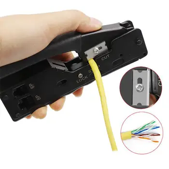 

Rj45 Tool Network Crimper Crimping Tools Rj45 Connector Cables Multifunction Crimp Metal