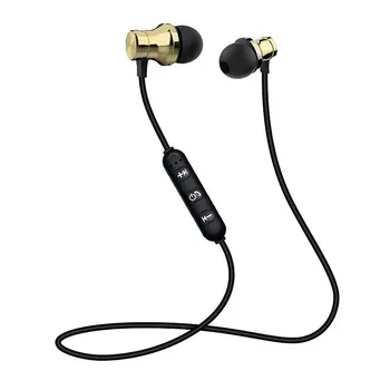 

2020 New Wireless Bluetooth Earphones Sport Magnetic Stereo Earpiece Fone De Ouvido sports universal headphones Sports Earphone