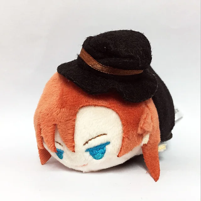 Stuffed Anime Bungo Stray Dogs Plush Dolls Nakajima Atsushi Dazai Osamu Edogawa Ranpo Cotton Cute Akiko Yosano Bag Pendants Toys