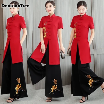 

2020 woman chiffon aodai vietnam traditional clothing ao dai vietnam robes & pants piece set women dresses improved cheon