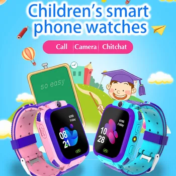 

1pcs Children's Smart Watch Kids Phone Watch Smartwatch For Boys Girls With Sim Card Photo Waterproof IP67 Gift For IOS Android