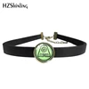 2022 Hot Summer Avatar The Last Airbender Glass Dome Leather Choker Necklace Kingdom Necklace ► Photo 2/6