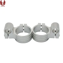 Универсальный 7/" 22 мм Серебряный 31-54 мм руль с зажимом на руль для мотоциклов зажим на головках вилка съемный руль