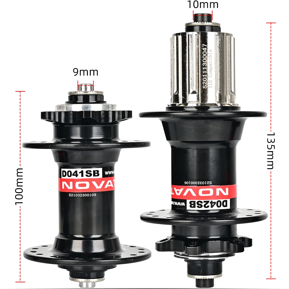 Novatec D041SB D042SB MTB Bike Hub Bicycle Mountain bearing Hubs Disc Brake Cassette Hub 28/32/36 Holes HG SX 8/9/10/11/12 Speed