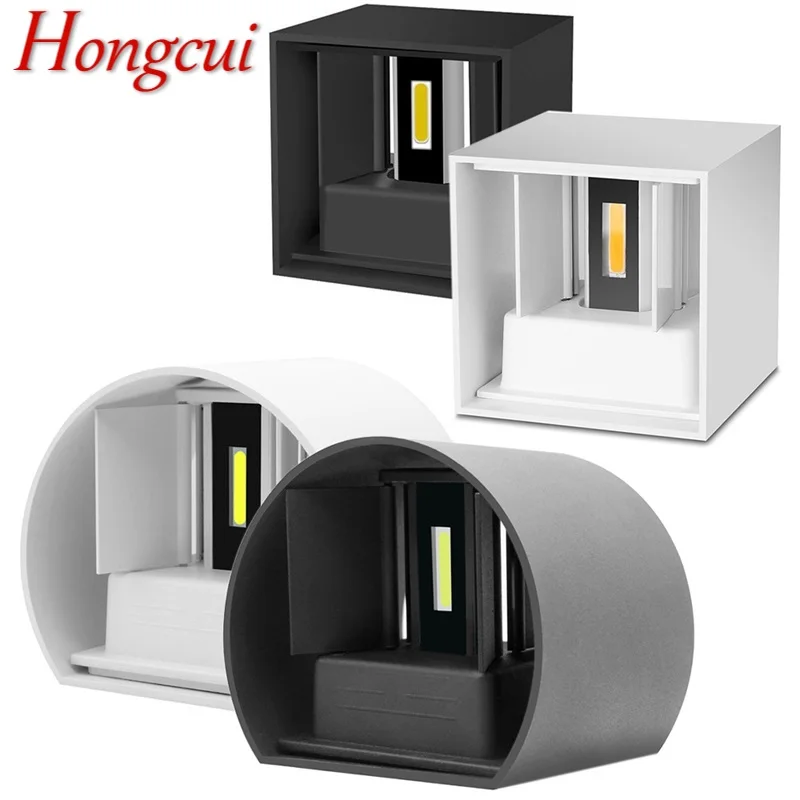 

Hongcui Outdoor Wall Light Fixture LED Patio Porch Sconces Waterproof Creative Decorative For Bedroom Living Room