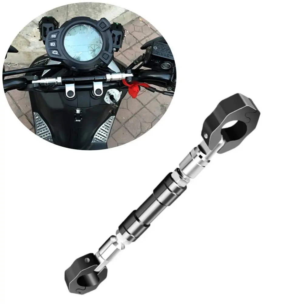 

Dragonpad Universal 7/8" CNC Aluminum Motorcycle Handlebar Cross Bar Foldable Flexible Handle Bar