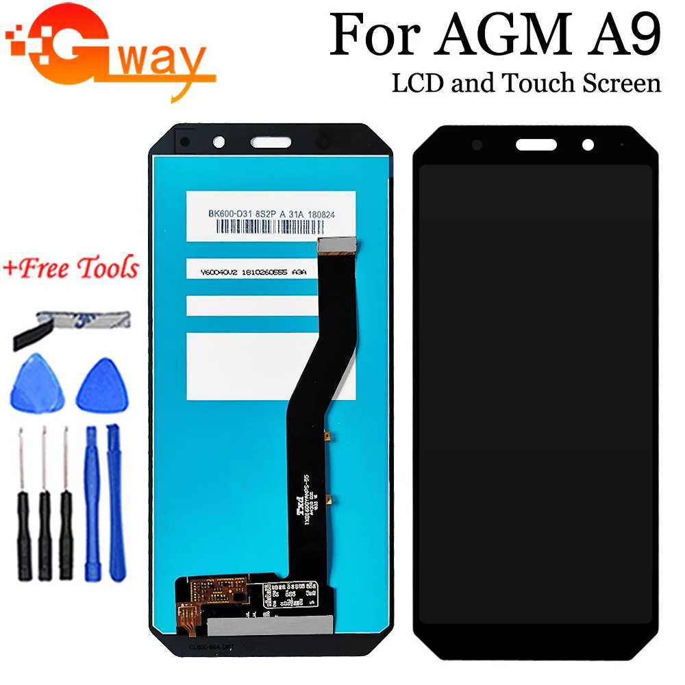 ЖК-дисплей для AGM A9 IP68 5 99 дюйма 2160*1080 дигитайзер сенсорного экрана сборка H1 ремонт