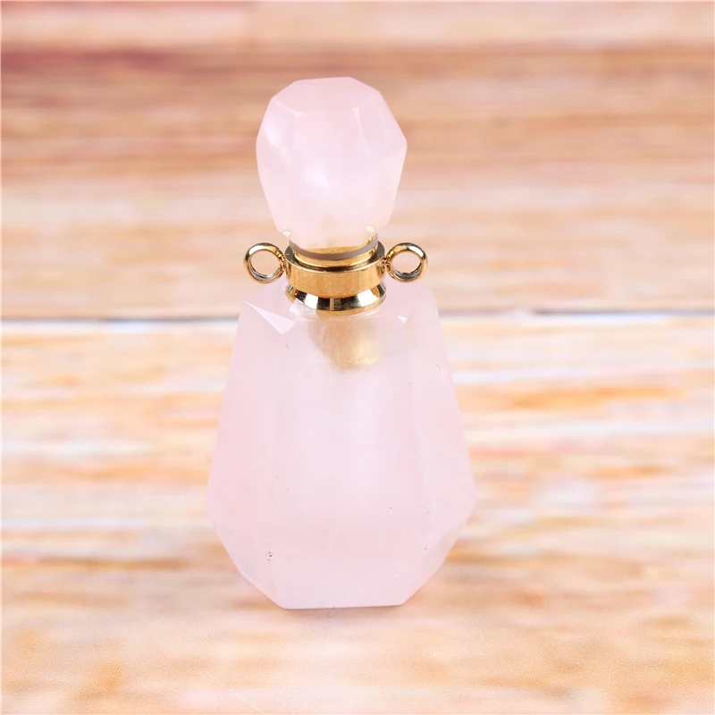 Mini Perfume Bottle Pink Crystal 3ML Portable Travel Cosmetic Container Perfume Bottle Cosmetic Container