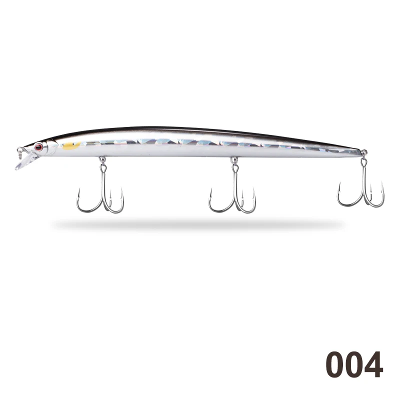 Hunthouse Рыбалка wobber тонкие облегающие гольян приманки жесткие приманки прилив swimbait приманки Щука 210 мм опускается на дно окунь Щука musky - Цвет: 004