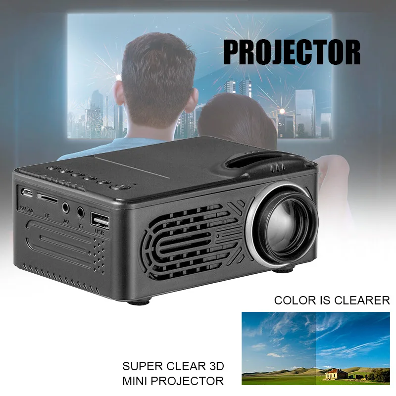 Портативный карманный проектор Neat HD с поддержкой 1080P встроенный Стереодинамик