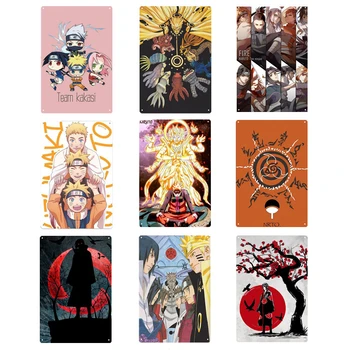 

Retro Metal Tin Sign Poster Anime Naruto Metal Sign Pub Home Plaque Metal Vintage Home Decor Wall Art Bar Decoration