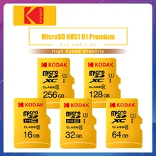 Kodak высокая скорость 16 Гб карта TF/Micro sd 32 Гб картао де Мемория класс 10 U1 64 Гб флэш-карта памяти microsd 128 Гб Micro sd карт