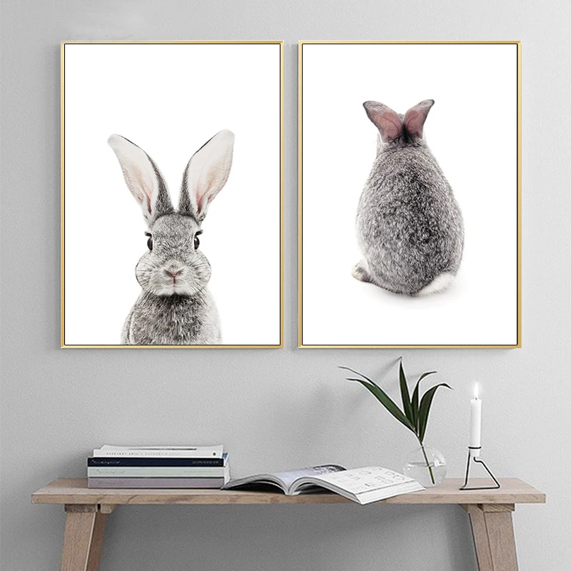 bunny wall art nursery
