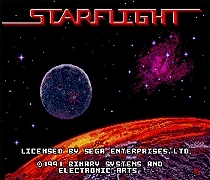 Игровая карта Starflight 16 bit MD для sega Mega Drive для Genesis