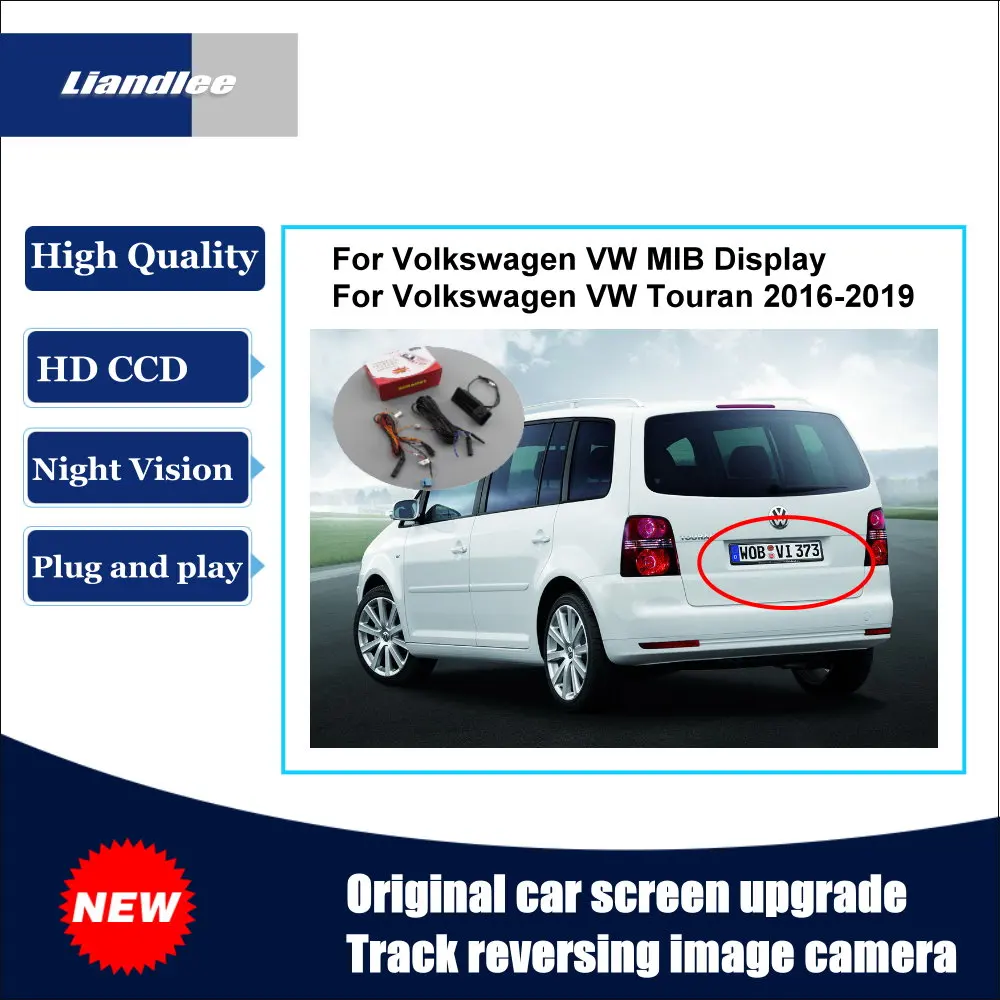 Автомобильный трек ручка Камера для Volkswagen VW Touran автомобиль Экран обновления Реверсивный Камера Plug And Play