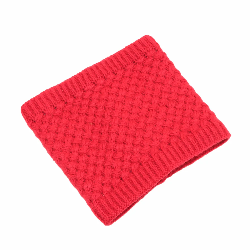 Fashion Winter Scarf For Women Men Children Baby Scarf Thickened Wool Collar Scarves Neck Scarf Cotton Unisex