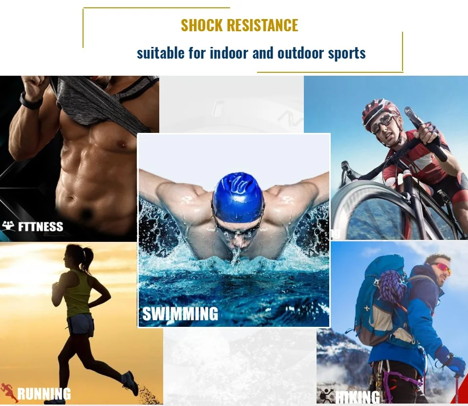 Часы наручные OHSEN Мужские Цифровые брендовые модные водонепроницаемые