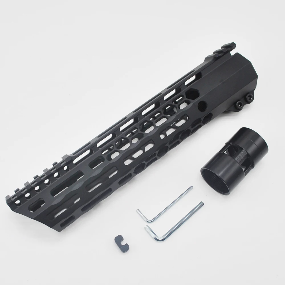 Aplus AR15 Free Float M-lok Handguard Пикатинни для охоты тактическая система крепления прицела 10 дюймов Длина черный/красный/коричневый