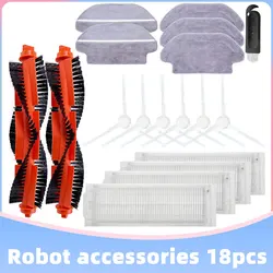 Main Side Brush Hepa Filter Mop Parts for Xiaomi Mijia LDS STYTJ02YM / Minihelpers Hydra S7 Robot Vacuum Cleaner Accessories