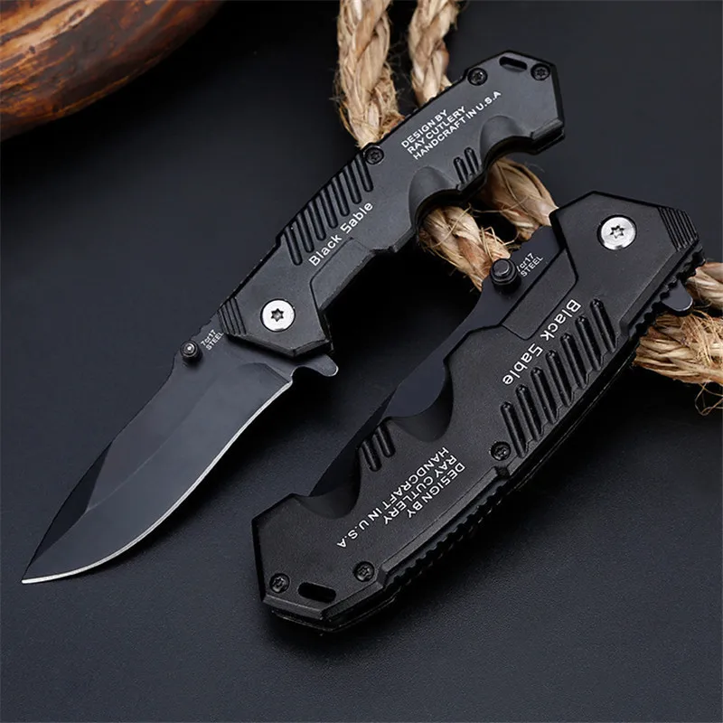 57HRC Folding Knife karambit Tactical Survival Knives Hunting Camping Blade Multi High Hardness Military Knifes Pocket | Инструменты