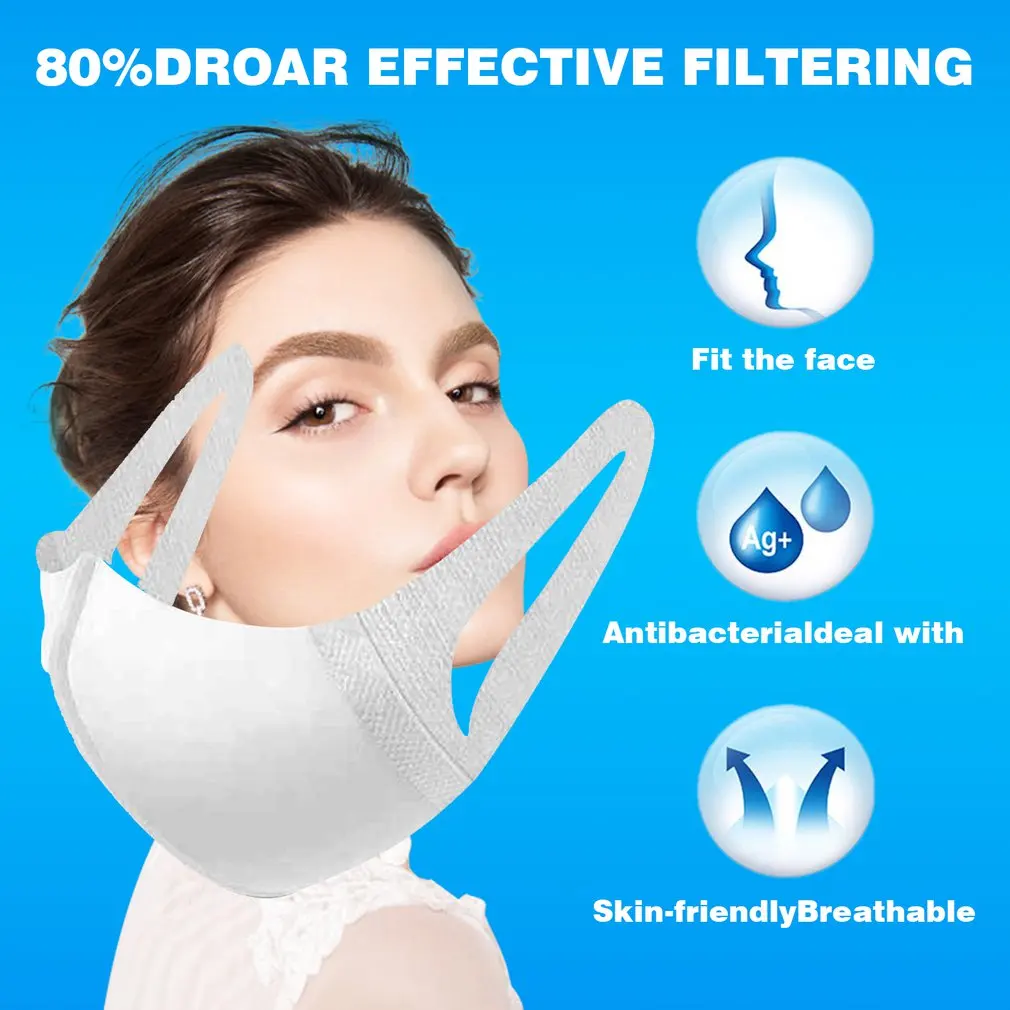 

50pcs Non-woven Fabric Disposable Mouth Masks kid Anti Haze Mask Anti-dust Mouth Masks Windproof Mouth Face Masks