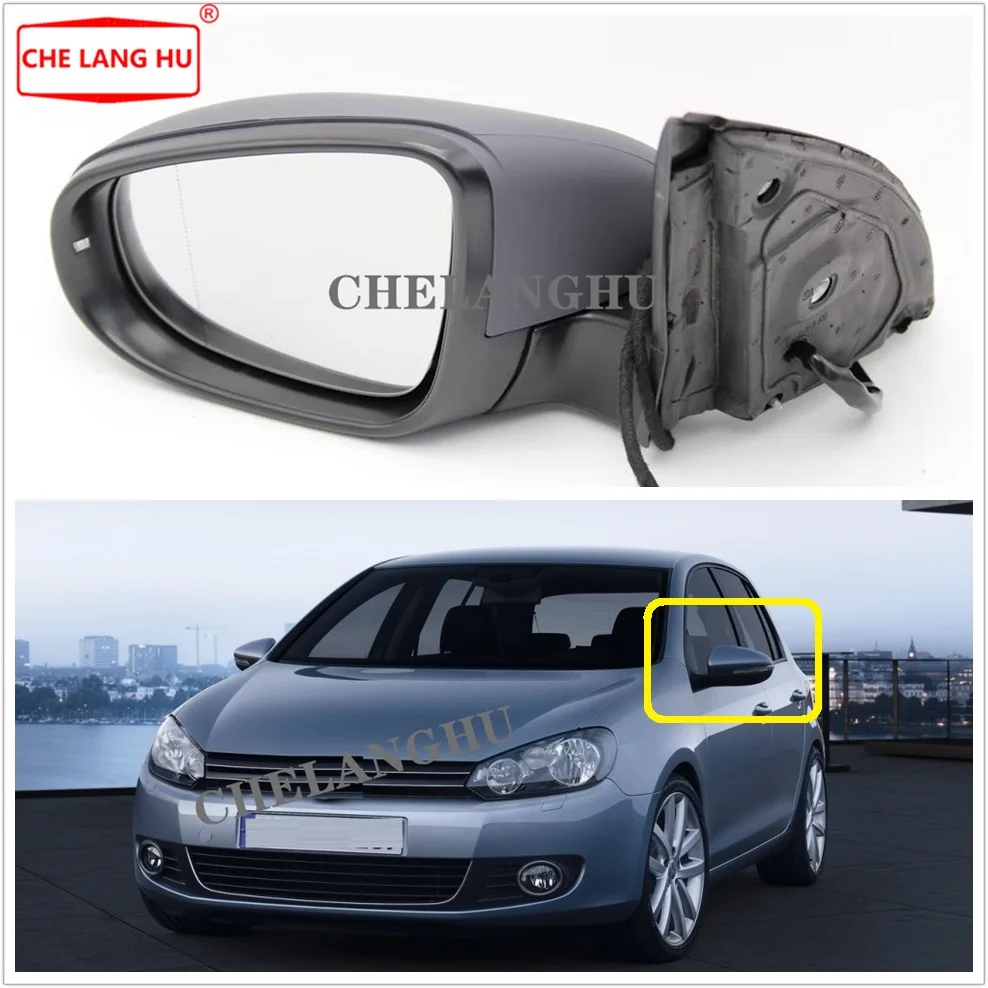 Левое для VW Golf 6 A6 MK6 2009 2010 2011 2012 2013 автомобильное регулируемое электрическое