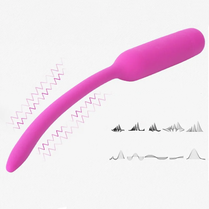 Urethral Vibrator Male Masturbator Sex Toys Silicone Vibrating Penis Plug Urethral Sounds Dilators Sex Products For Men
